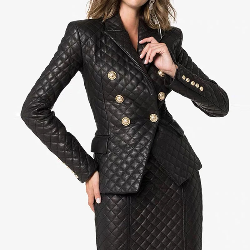 Quilted  Blazer