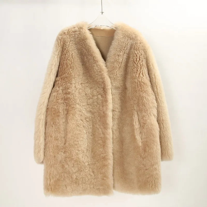 Lambskin Shearling Coat