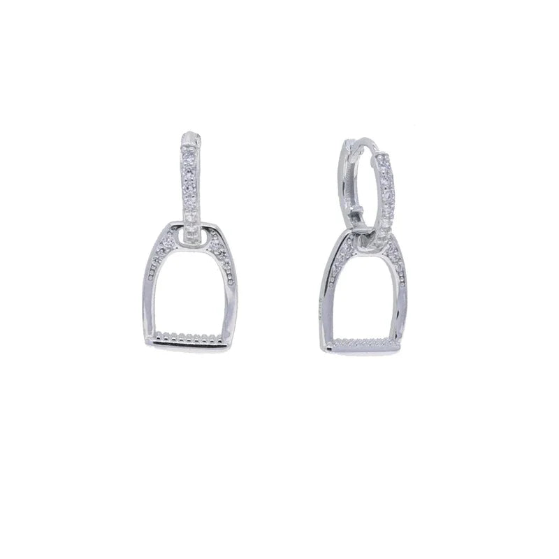 Stirrup Sparkle Earring