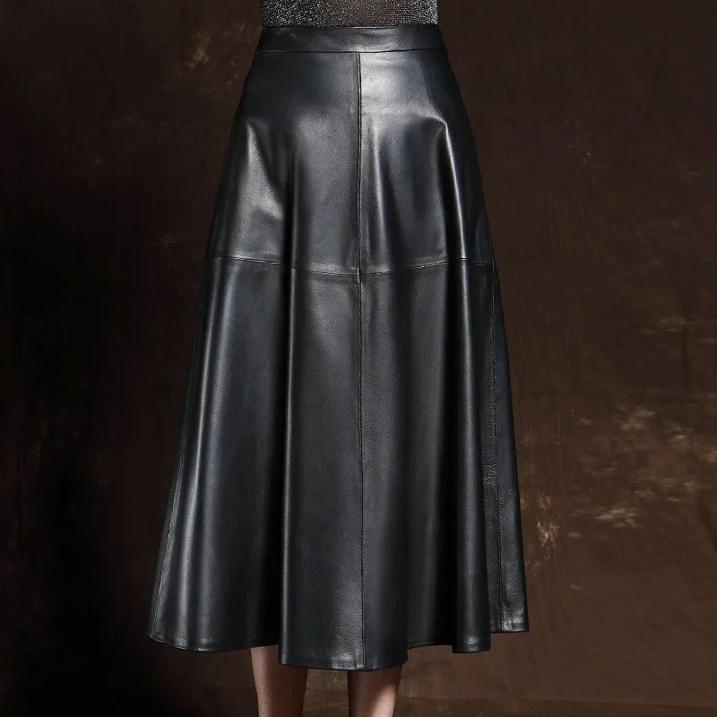High Waist Pleated Skirt