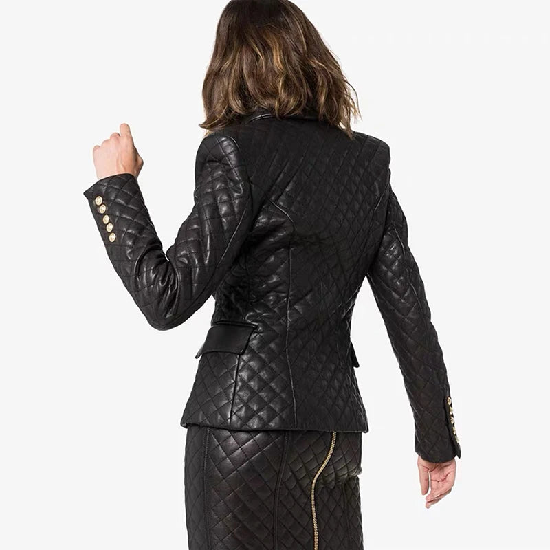 Quilted  Blazer