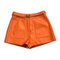 Gigi Short in Genuine leather