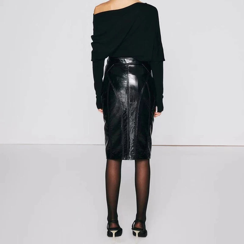 Glossy Nights Hip Skirt