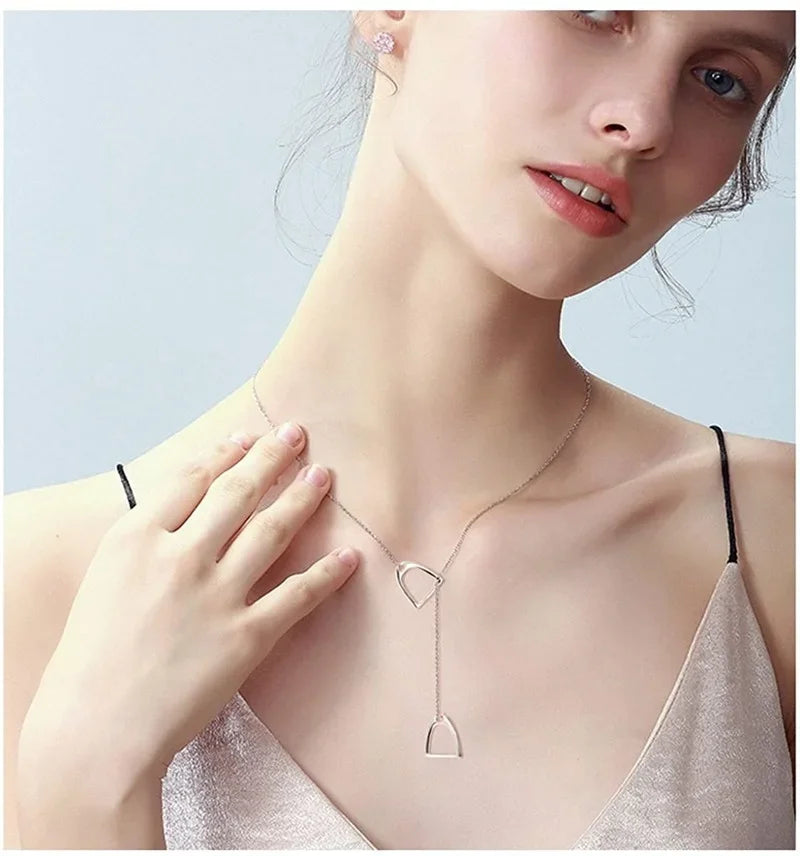 Giddy Up Lariat Necklace