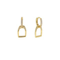 Stirrup Sparkle Earring