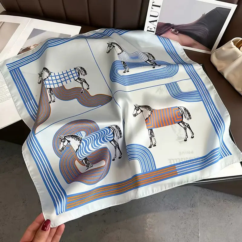 Luxury Silk Shawl Square Scarf