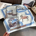 Luxury Silk Shawl Square Scarf
