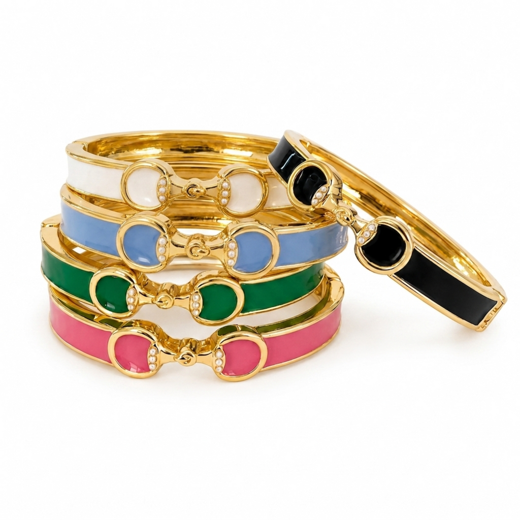 The Derby Horse Bit hinge Cuff