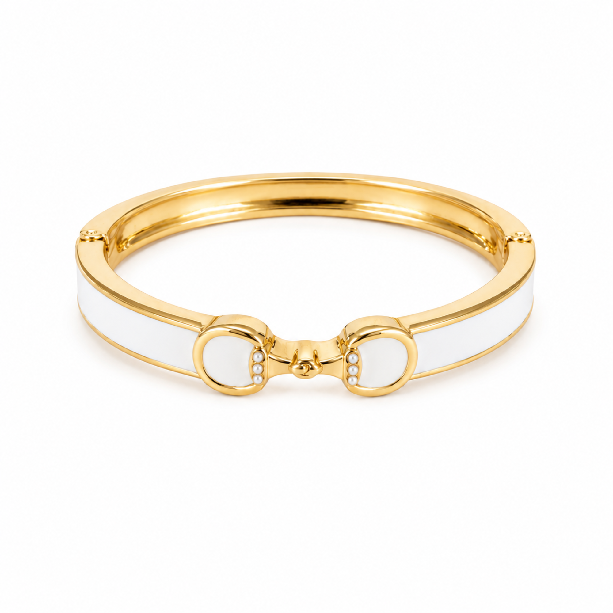 The Derby Horse Bit hinge Cuff
