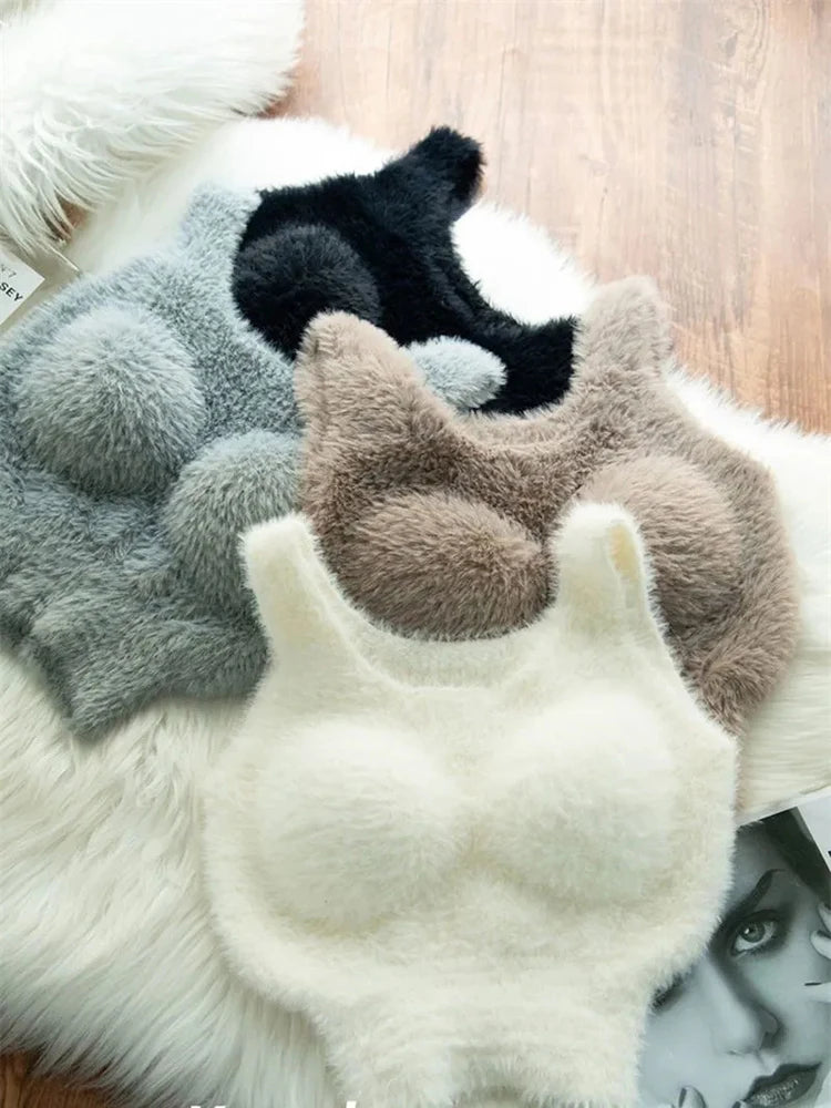 Furry Bra