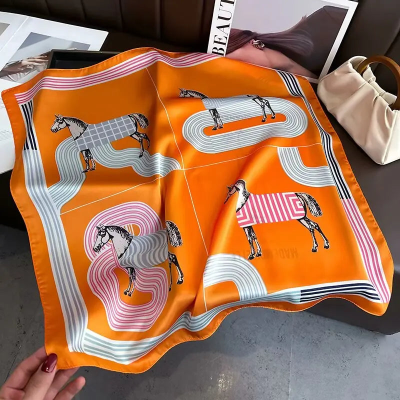 Luxury Silk Shawl Square Scarf
