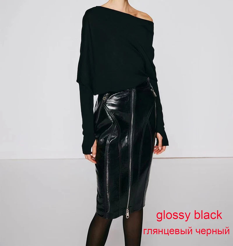 Glossy Nights Hip Skirt