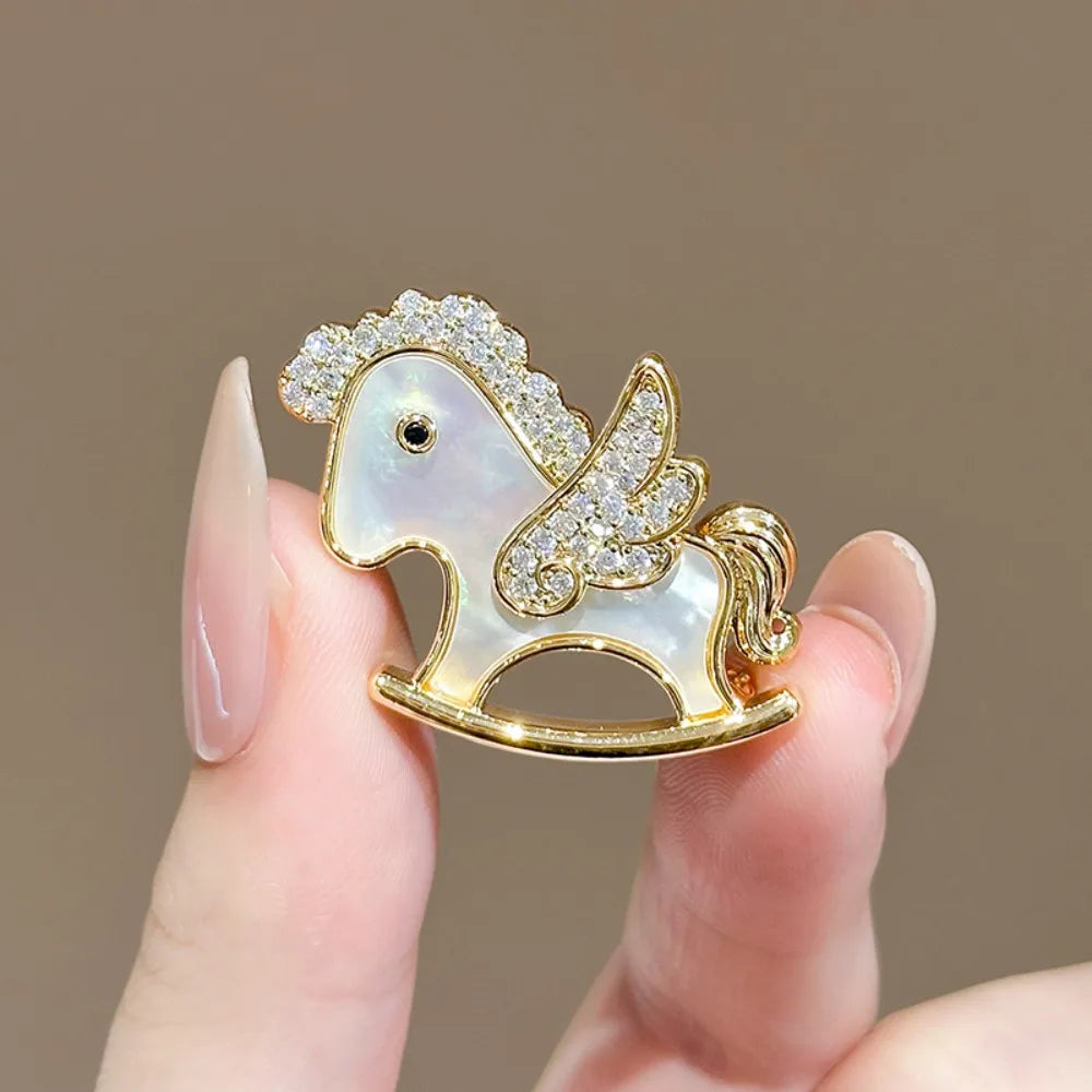 Peony Up tiny Brooche