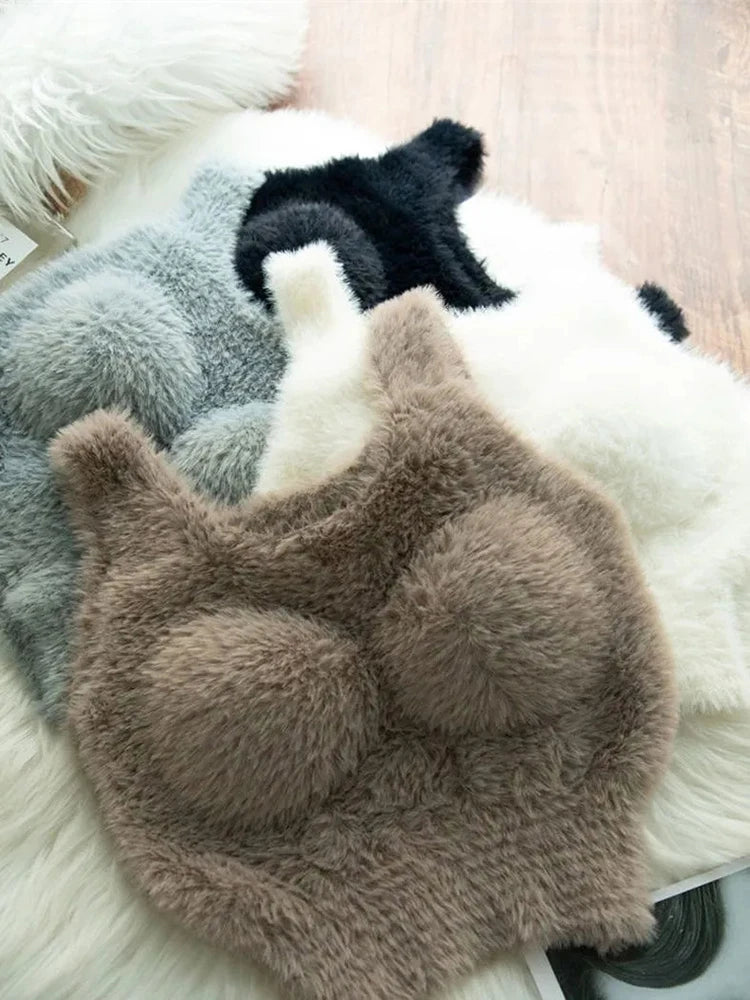 Furry Bra