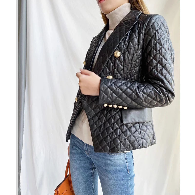 Quilted  Blazer